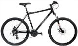 New In Box 2014 Gravity BaseCamp 1.0 Front Suspension Mountain Bike Shimano Equipped Bike with Disc Brakes (Black, 22in)