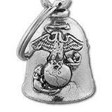 Marine , USMC, Motorcycle Biker spirit guardian bell