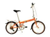 Dahon Speed D7 Folding Bike, Tangerine, One Size