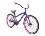 Dynacraft 8207-57TJ Decoy Women’s Cruiser Camo Bike, 26-Inch, Purple/Pink/White