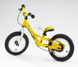 TykesBykes 12 Inch Balance Bike Yellow