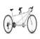 Giordano Viaggio Tandem Road Bike (White Pearl)