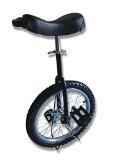 24″ Deluxe Unicycle Adjustable Cycling Bike Unicycle