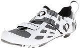 Pearl Izumi Men’s Tri Fly V Carbon W/B Cycling Shoe, White/Black, 48 EU/13 C US