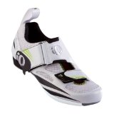 Pearl iZUMi Women’s Tri Fly IV Cycling Shoe,White/Black,40 EU/8 D US