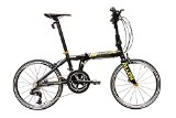 Allen Sports Ultra 1 Carbon 20 Speed Folding Bicycle, Carbon, 12-Inch/One Size