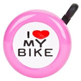 Sunlite “I Love My Bike” Bell, Pink