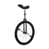 Club Club 26 Inch Freestyle Unicycle – Black, Black, Steel Frame, 26 in