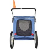 Doggyhut Large Pet Bike Trailer / Jogger Kit Dog Bicycle Carrier Blue 7030202