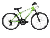 Huffy Bicycle Company Men’s 24324 Alpine Bike, Acid Green, 24-Inch