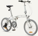 GOTHAM7 Citizen Bike 20″ 7-Speed Folding Bike with Alloy Frame (Pearl)