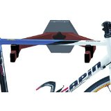 gearup Platinum Horizontal 1-Bike Adjustable Wall Rack, Red