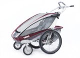 Thule Chariot CX Double Stroller – Burgundy