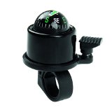 M-Wave Aluminum Compass Bicycle Bell, Black