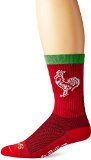 SockGuy Men’s Sriracha Crew Sock, Red, Large/X-Large