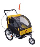 Aosom Elite II 3in1 Double Child Bike Trailer, Stroller & Jogger