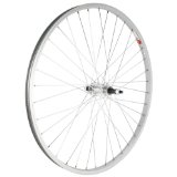 Sta-Tru Silver Alloy ATB 6-7 Speed Freewheel Hub Rear Wheel (26X1.5-Inch)