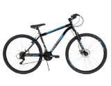 Huffy Bicycle Company Men’s Front Suspension Bantam Bike, Gloss Black, 29-Inch