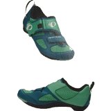 Pearl Izumi Women’s W Tri Fly V Dl/g Tri Cycling Shoe, Deep Lake/Gumdrop, 43 EU/10.8 B US