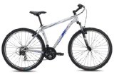 SE Bikes Big Mountain 21-Speed Hard Tail Mountain Bicycle, Silver, 19 Inch