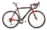 Giordano Libero 1.6 Road Bike, Black/Red, 56cm/Medium