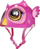 Raskullz Miniz Big Eyes Owl Helmet, Pink