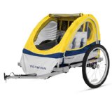 Schwinn Echo Double Bike Trailer, Yellow