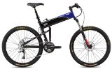 Montague 18-Inch SwissBike X90 Folding Bike, Black/Blue