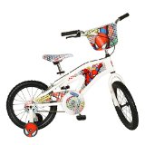 Street Flyers Amazing Spiderman Bike, White, 16-Inch