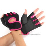 Hot GYM Weightlifting Exercise Half Finger Sport Cycling Fitness Gloves (Red, M)