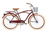 Huffy Bicycle Company Men’s Cruiser Deluxe Bike, Vintage Burgundy