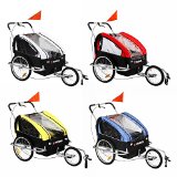 Confidence 2 in 1 Baby Bike Trailer w/ Suspension RED