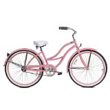 Micargi Tahiti Beach Cruiser, Pink, 26-Inch