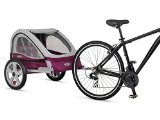 InStep Flare Double Bicycle Trailer, Maroon