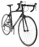 Vilano FORZA 1.0 Aluminum Carbon Shimano 105 Road Bike, Matte Black, 49cm/Small
