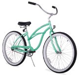 Firmstrong Urban Lady Single Speed Beach Cruiser Bicycle, 24-Inch, Mint Green