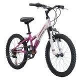 Diamondback Bicycles Youth Girls 2015 Tess 20 Complete Hard Tail Mountain Bike, 20-Inch Wheels/One Size,White