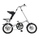 STRiDA 5.0 Folding Bicycle, Silver, 16-Inch