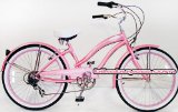 Micargi Rover 7-speed 24″ for Women (Pink), Beach Cruiser Bike Schwinn Nirve Firmstrong Style