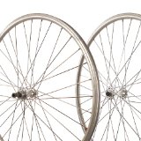 Sta-Tru Silver Alloy Road Hub Front Wheel (700X25)