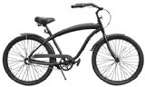 Fito Men’s Modena EX Aluminum Alloy 3-Speed 26-Inch Wheel Beach Cruiser Bicycle, All Matte Black