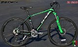 Navi Z690 Hardtail Aluminum Alloy Seamless Frame, Shimano Alivio 27-speed, Zoom Hydraulic Disc Brake, 27.5″ Wheel Mountain Bike (BLACK/GREEN)