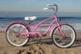 Firmstrong Urban Girl Single Speed Beach Cruiser Bicycle, Pink, 13×20-Inch