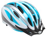 Schwinn Adult Intercept Helmet, Silver/Blue