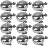 12 Pack Wholesale Lot Bike Bell 2″ Classic All Metal Body Ring Sound bicycle NEW