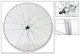 Wheel Rear 700 x 28/35 Silver, QR, Alloy QR Silver FW 5-7Sp, 14g UCP Spokes, 36H