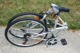 Columba 26″ Folding Bike w. Shimano 18 Speed Silver (SP26S_SLV)