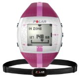 Polar Bike computer with heart monitor FT4F purple pink