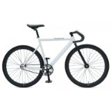 C8 Aero Fixed Gear Road Bike Color: White, Size: 54 cm