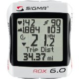 Sigma Sport ROX 6.0 CAD Cyclocomputer, White